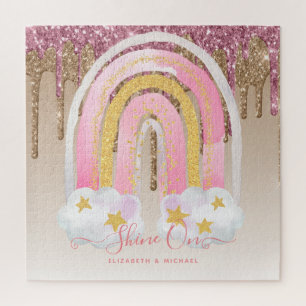 Personalised 676 Piece JIGSAW Christmas Rainbow Ji Jigsaw Puzzle