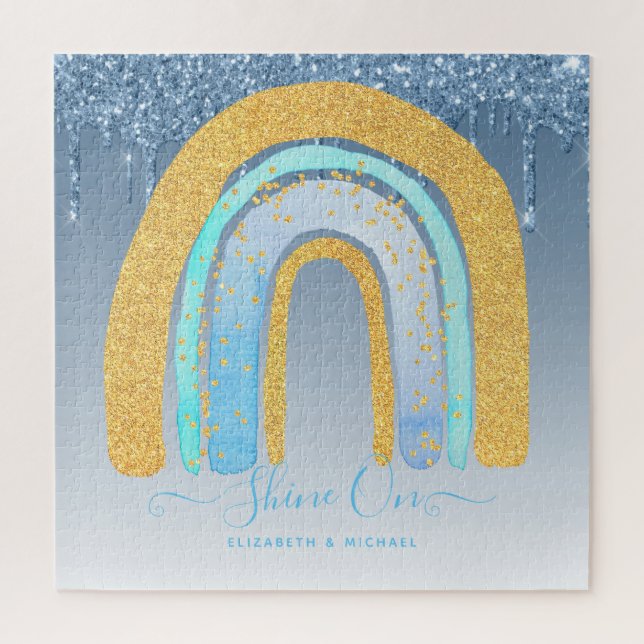 Personalised 676 Piece JIGSAW Christmas Rainbow Ji Jigsaw Puzzle (Vertical)