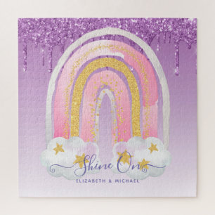 Personalised 676 Piece JIGSAW Christmas Rainbow Ji Jigsaw Puzzle