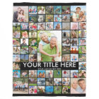 Personalised 68 Photo Collage Custom Colour