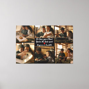 Personalised 6 Photo Collage Canvas Print