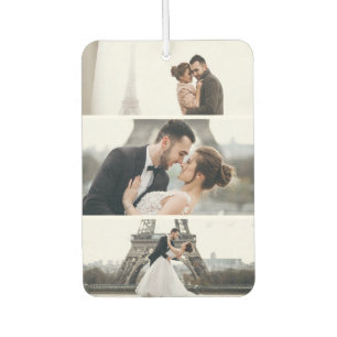 Personalised 6 Photo Collage Car Air Freshener