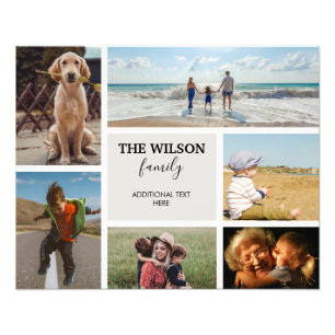 Personalised 6 Photo Family Memories Collage