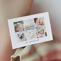 Personalised 6 photos Universal Greetings Postcard