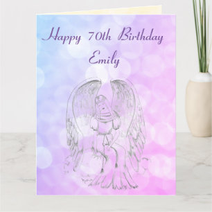 Personalised 70th Birthday Card