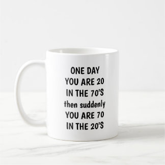 Personalised 70th Birthday Mug Custom Name & Year
