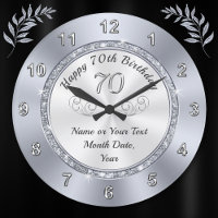 Personalised 70th Birthday Presents for Her