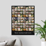 Personalised 72 Photo Collage Poster<br><div class="desc">Create Your Own Personalised 72 Photo Collage Poster</div>