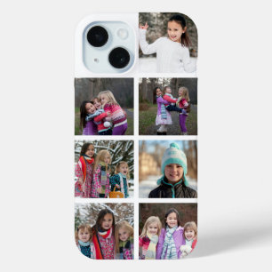 Personalised 7 Photo Collage iPhone 15 Case