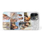 Personalised 7 Photo Collage on Grey Marble