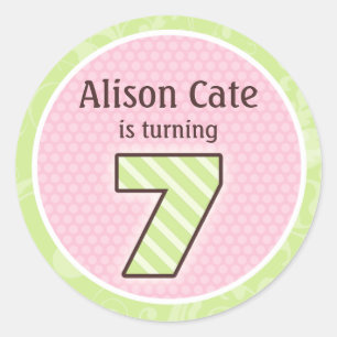 Personalised 7th Birthday Seal