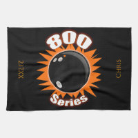 Personalised 800 Series in Black & Orange Bowling
