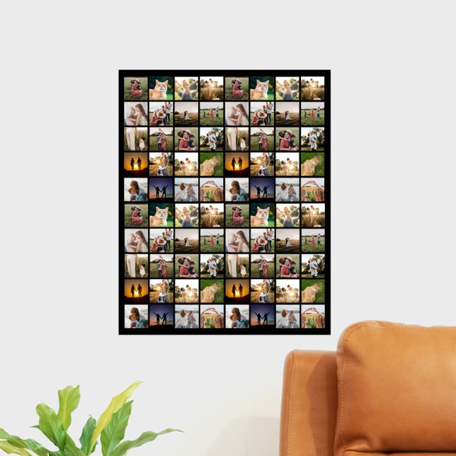 Personalised 80 Photo Collage Poster (Creator Uploaded)