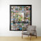 Personalised 81 Photo Collage Custom Colour