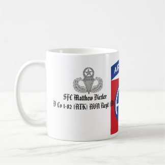 Personalised 82nd Airborne Mug (w/Jump Wings)