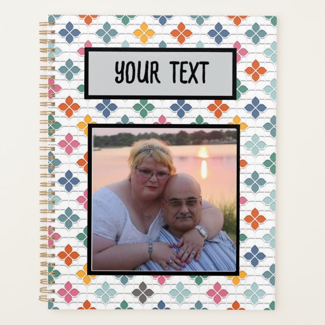 Personalised 8.5 by 11 in planner (Front)