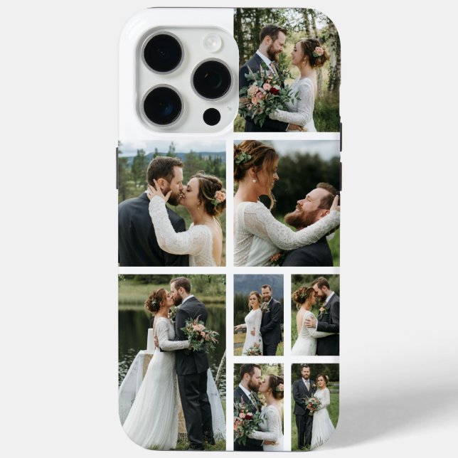 Personalised 8 Photo Collage Case-Mate iPhone Case (Back)
