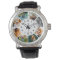 Personalised 8 Rounded Photos Wrist Watch