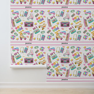 Personalised 90's Hip Hop Vibes Retro Made Me  Wallpaper