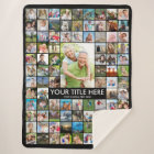 Personalised 92 Photo Collage Custom Colour