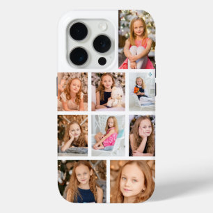 Personalised 9 Photo Collage iPhone 15 Pro Case