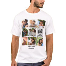 Personalised 9 Photo Collage Template for Couples