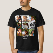 Personalised 9 Photo Collage Template for Couples