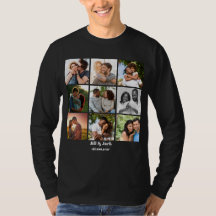 Personalised 9 Photo Collage Template for Couples