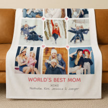 Personalised 9-Photo 'World's Best Mum'