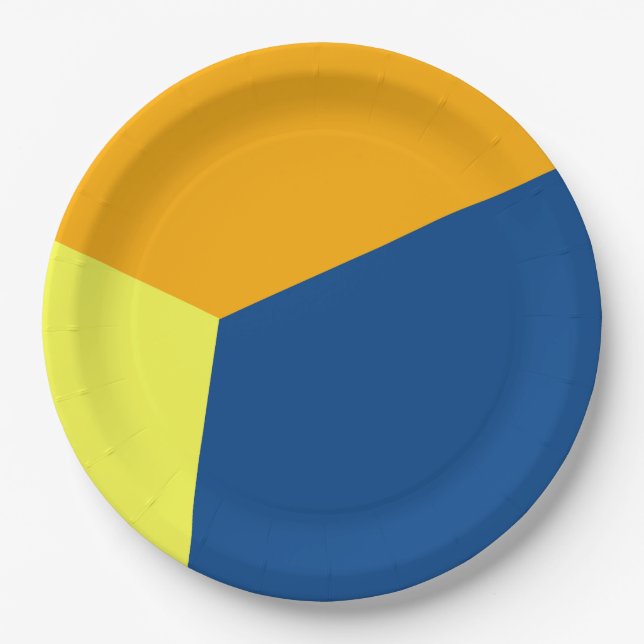 Personalised 9" Round Paper Plate (Front)