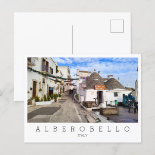Personalised, a view of Alberobello, Apulia Postcard