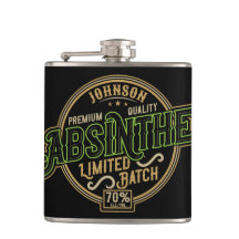 Personalised Absinthe Herbal Spirit Liquor Label