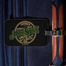 Personalised Absinthe Herbal Spirit Liquor Label