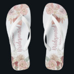 Personalised Abstract Boho Wreath Florals  Flip Flops<br><div class="desc">Personalised Abstract Boho Wreath Florals Flip Flops
The perfect shoes for a boho/bohemian or beach-inspired bride & bridesmaid party.</div>