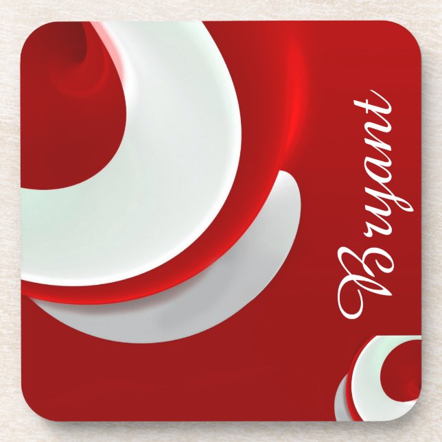 Personalised Abstract Coaster (Front)