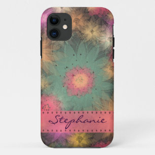 Personalised Abstract Floral iPhone 5 Case