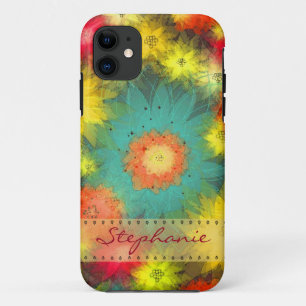 Personalised Abstract Floral iPhone 5 Case