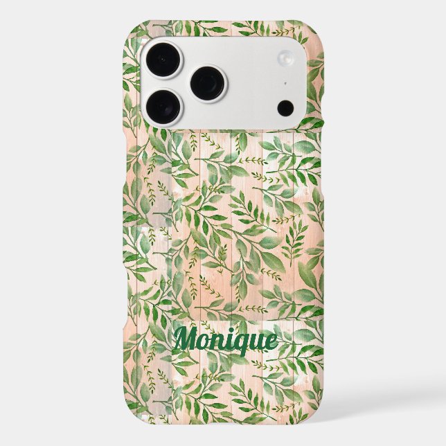 Personalised Abstract Greenery (Back)