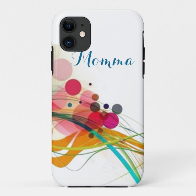 Personalised Abstract iPhone Case (Back)