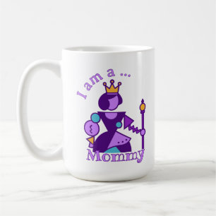 Personalised Abstract Mum Design Custom Name Coffee Mug