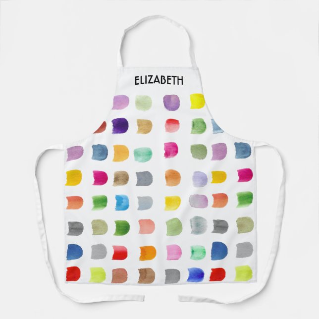 Personalised Abstract Pattern Apron (Front)