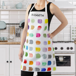 Personalised Abstract Pattern Apron