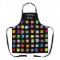 Personalised Abstract Pattern Artists Black Apron