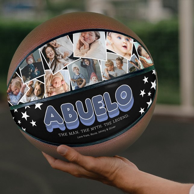Personalised Abuela Family Photo Basketball Gift (Creator Uploaded)