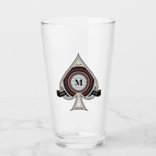 Personalised Ace of Spades Glass