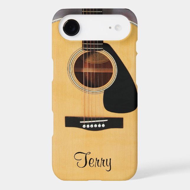 Personalised Acoustic Guitar  iPhone 6 Plus Case (Back)