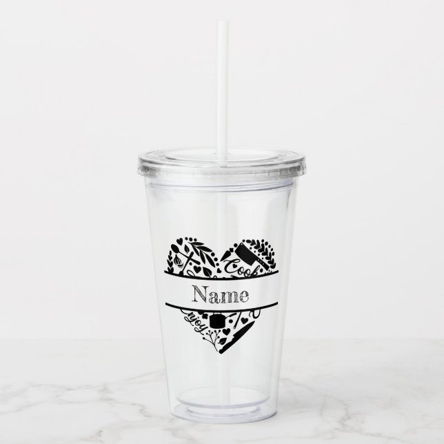 Personalised Acrylic Name Tumbler (Front)