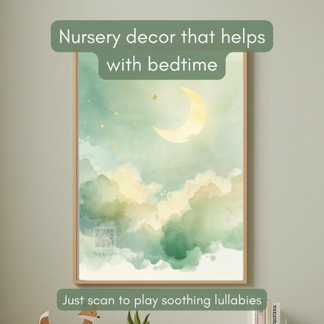 Personalised Acrylic Nursery Sign | Moon & Stars (Creator Uploaded)