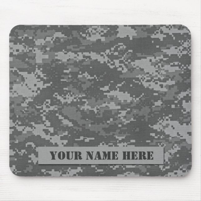 Personalised ACU Camouflage Mousepad (Front)