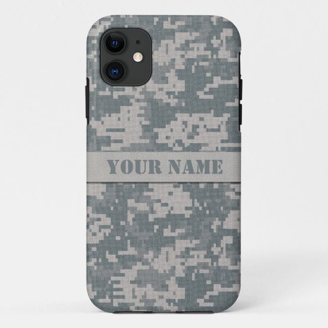 Personalised ACU Digital Camo iPhone 5/5S Case (Back)